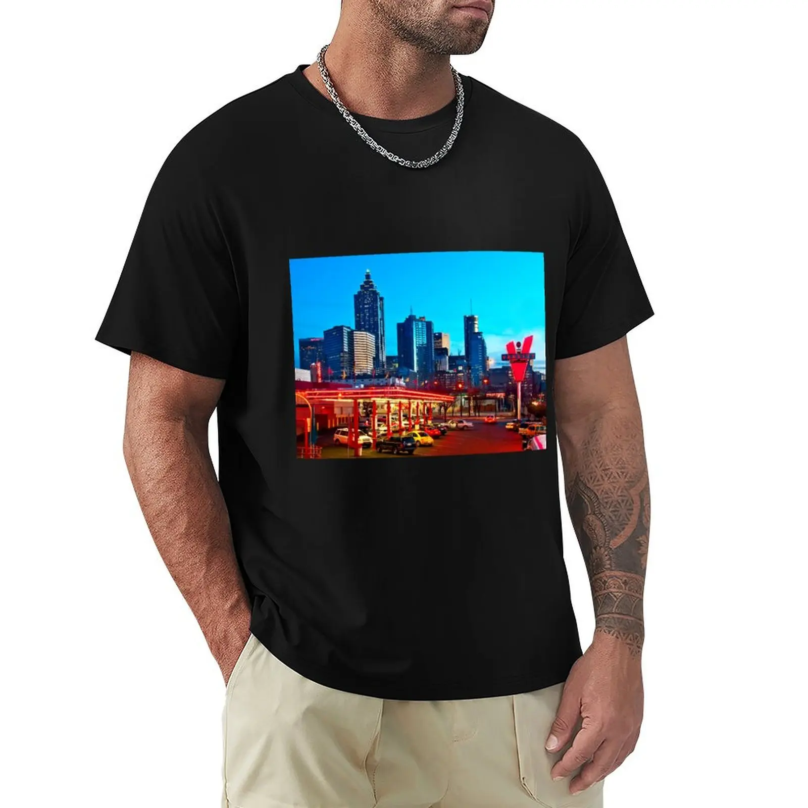 The Varsity, Atlanta T-Shirt Basic Daily Outfit Short Sleeve Tee