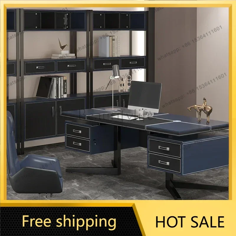 LJY Bedroom Storage Office Desk Reading Desk Office Work Coffee Tables Multifunction European Designer Tavolino Trendy Furniture