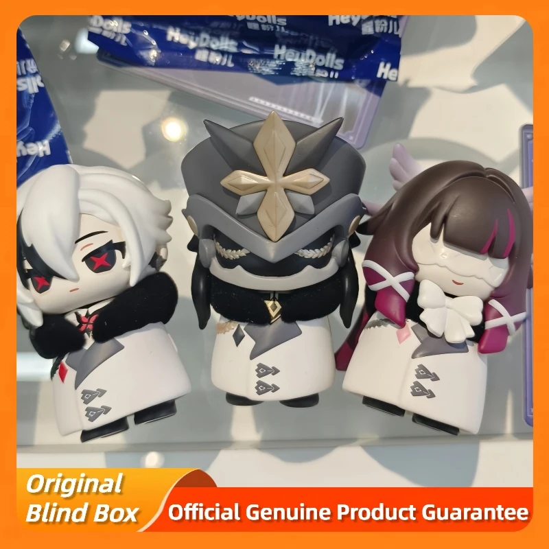 جينشين إمباكت فاتوي هاربينجرز سلسلة صندوق أعمى نيمي أرقام مكتب حلية لعبة مجسمة جينشين Q نسخة الدمى صندوق غامض هدية