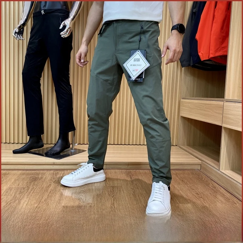 

Тяжелые уличные мужские джинсы, новые летние водонепроницаемые износостойкие повседневные спортивные брюки, модные прямые длинные футболки...