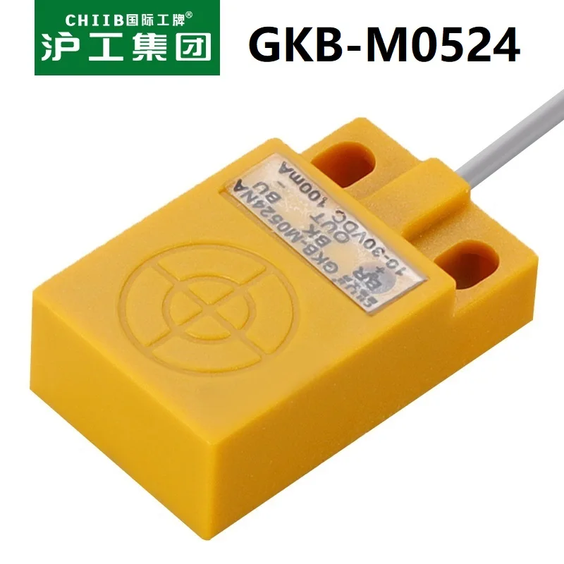 GKB-M0524 Square Metal Proximity Sensor Switch DC 2/3-Wire NPN/PNP NO/NC Detection 5mm Distance Industrial Control Sensor