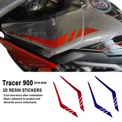 Motorcycle Fuel Tank Side Protector Waterproof Scratch-Resistant 3D Resin Protective Sticker For Yamaha Tracer 900 2018-2020