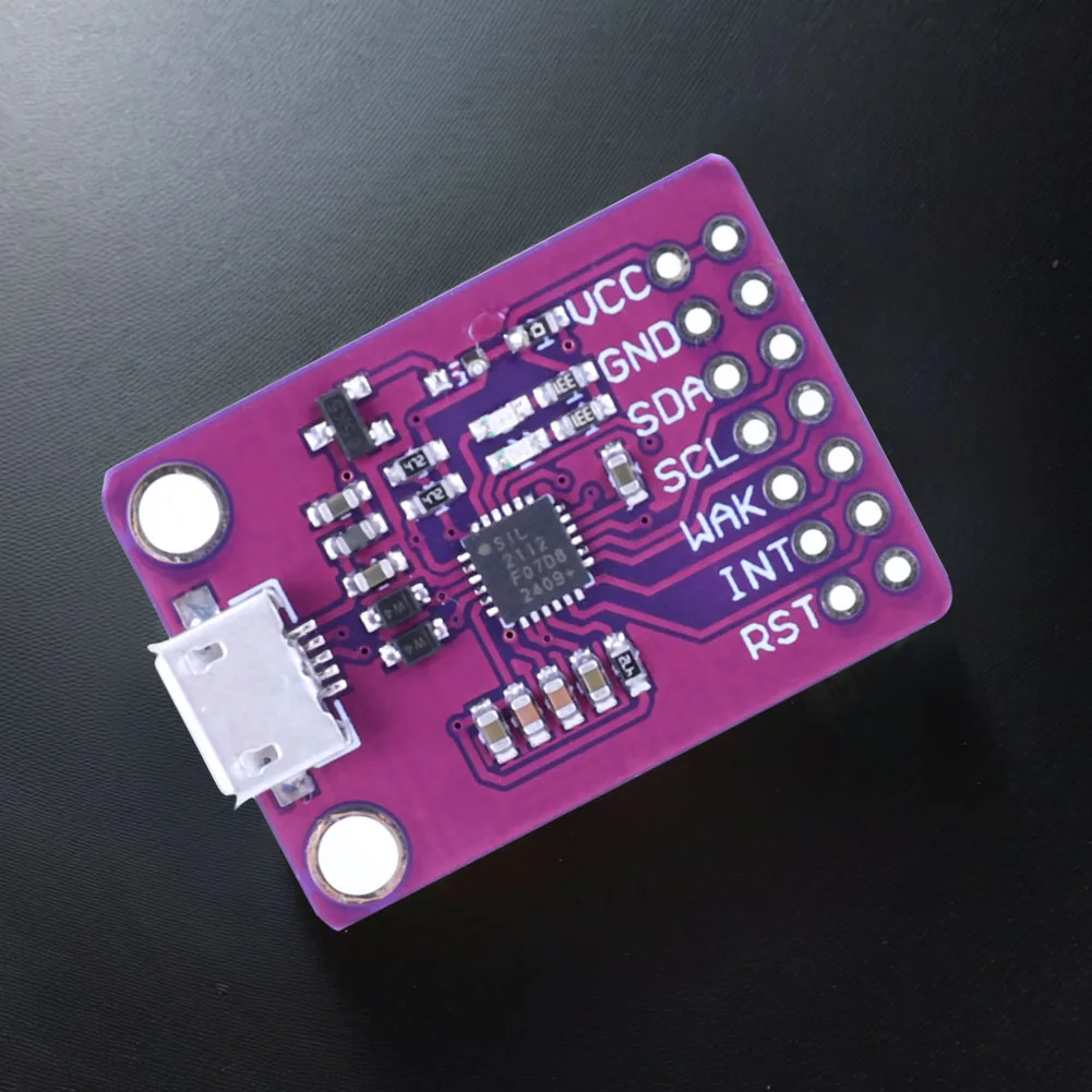 Módulo de comunicação usb para smbus i2c 2.0 microusb 2112 kit de avaliação interface MICRO-USB placa de depuração para arduino