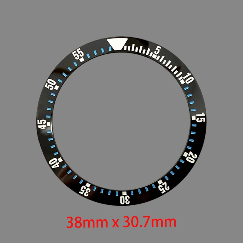 

Mod 38mm Curved Ceramics Bezel Insert Fits For SUB GMT SKX007 SKX009 Watch Case NH35 NH36 Movement Watch Bezel Rings Refit Parts