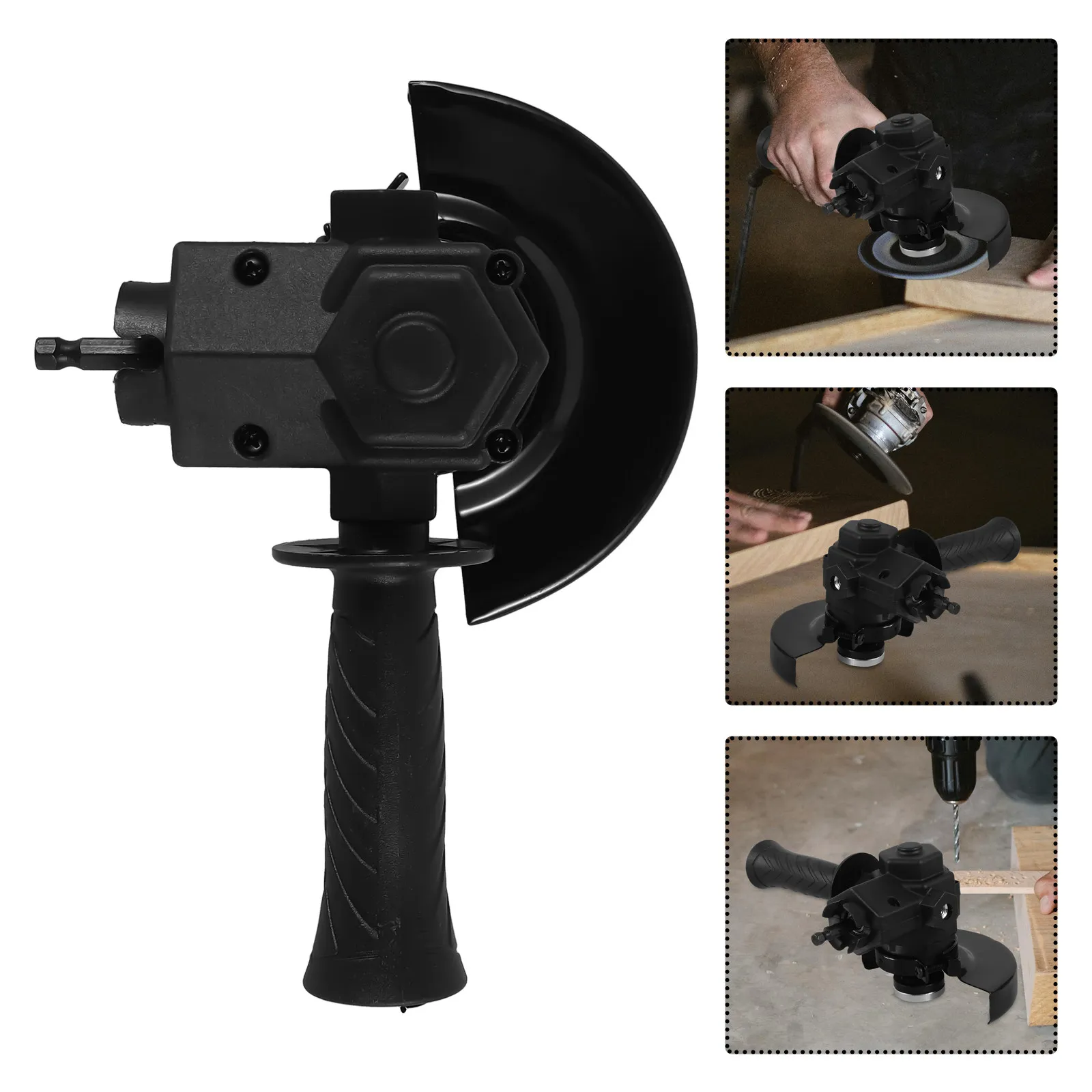 Electric Drill Converted Into Angle Grinder Adapter Professional Design Wear Resistant Long-Lasting Performance Multifunctional