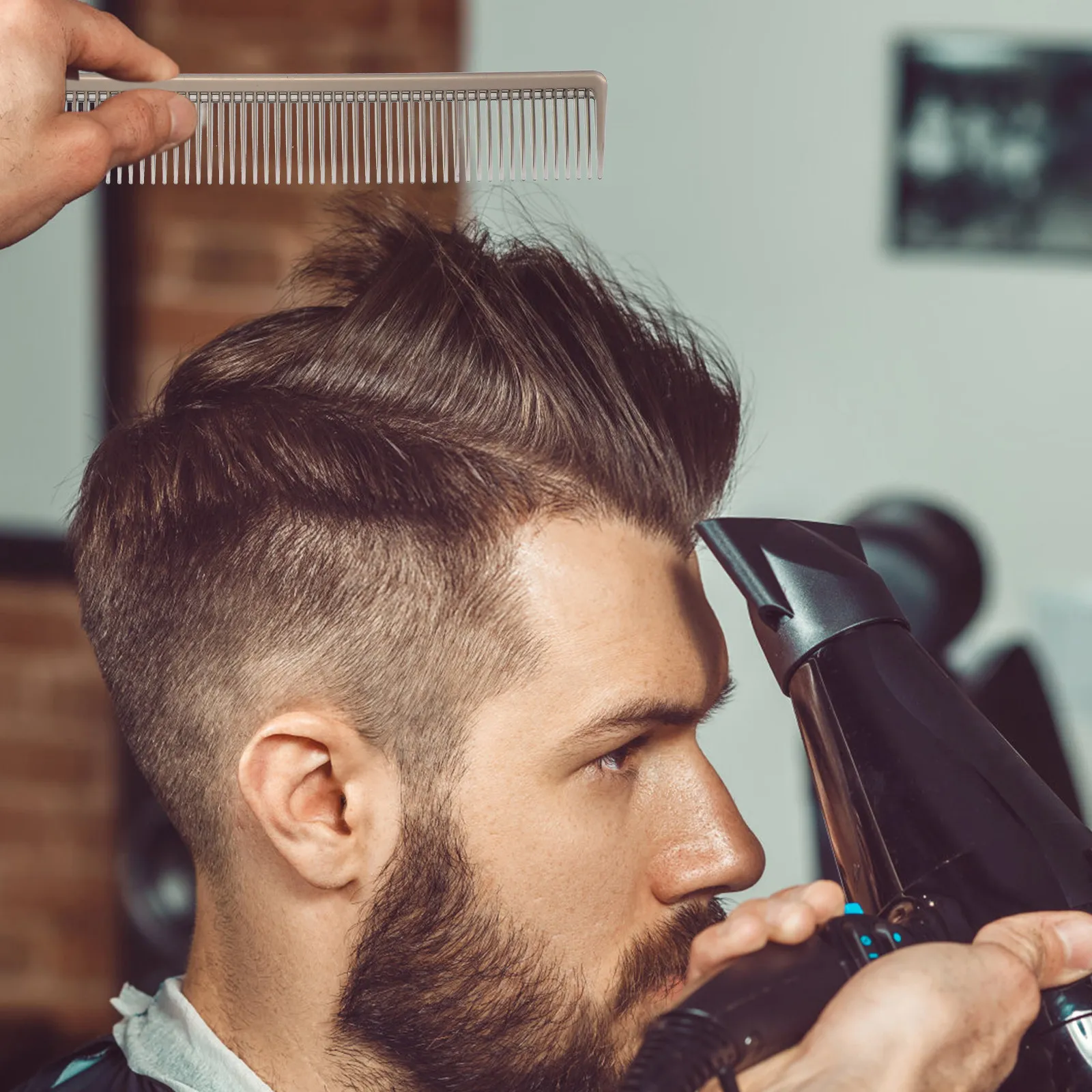 Anti-Static Hair Cutting Comb Premium Non-Slip Handle Ideal for Barbershops Homes Easy Hairdressing Salon Hair