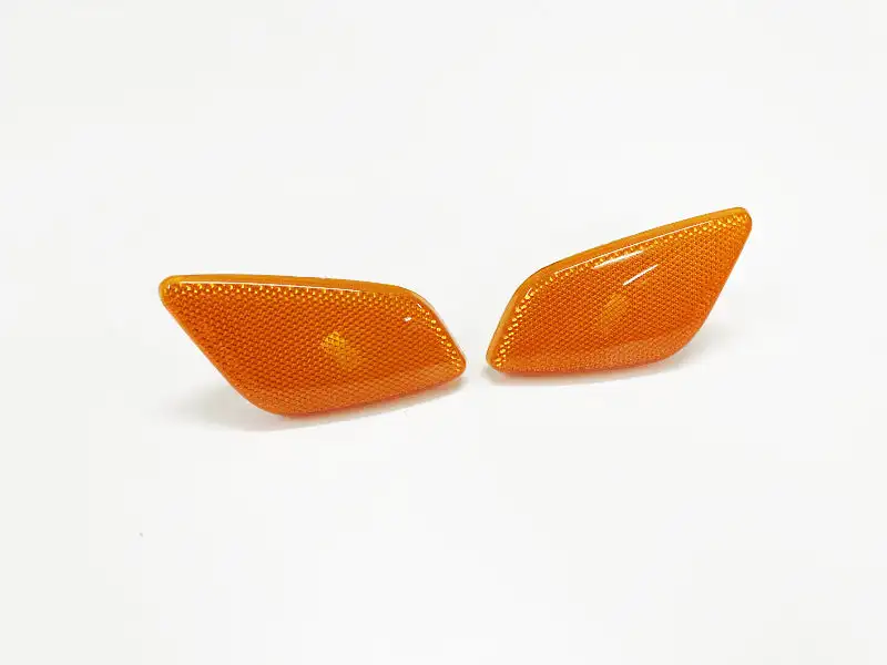 

Premium Grade 2x Amber Lens Front Fender Blinker Side Marker Light for Jeep Wrangler 1997-2006