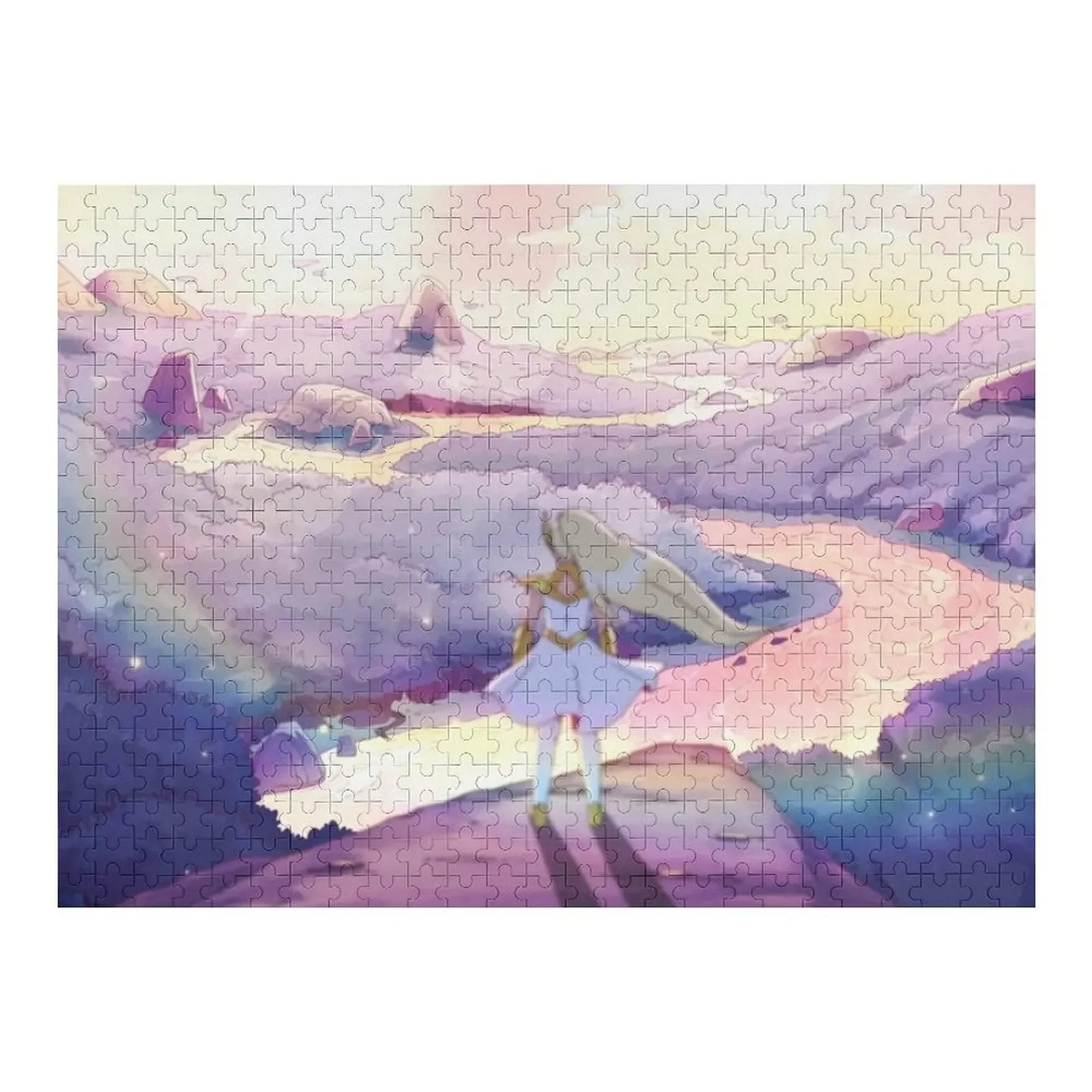 

She-Ra Looking Over Etheria Jigsaw Puzzle Customized Toys For Kids Personalized Photo Gift Custom Gift Puzzle