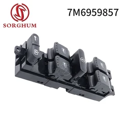 SORGHUM 7M6959857 For Volkswagen VW Sharan Seat Alhambra For Ford Galaxy 1995 2010 Car Power Window Regulator Lift Switch Button