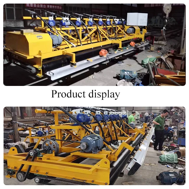 Concrete Vibrating Screed Machine with 7-12m Roller Length Professional . Concrete Road Paver