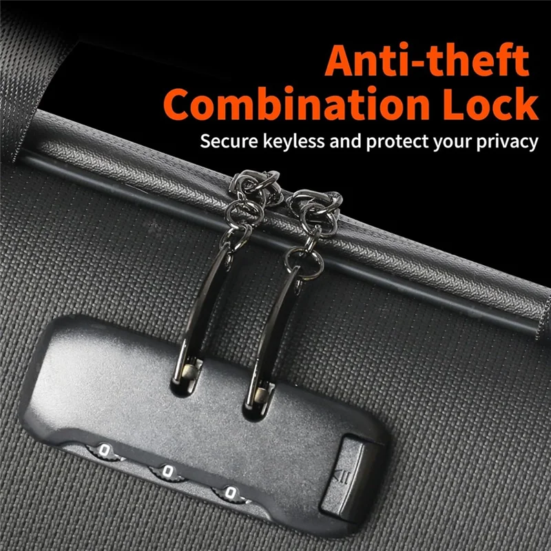 A13E-Portable File Organizer Handbag With Lock, Fireproof 5200° F Fire Safe Document Storage Bag For Home Valuables