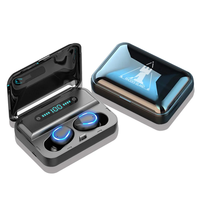 

Game Arknights Bluetooth earphones Texas Lappland cosplay For Android Huawei Wireless Earbuds Bluetooth 5.0 Charging box waterpr