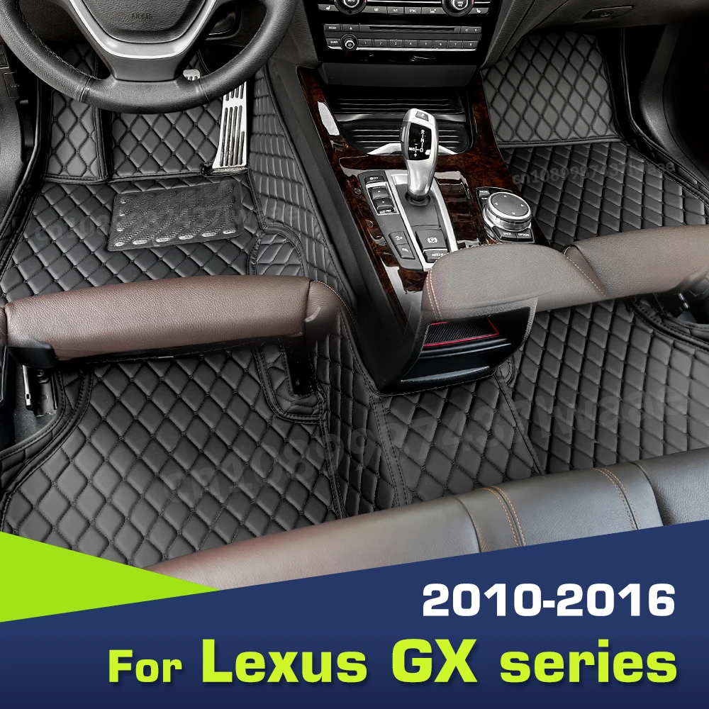 

Автомобильные коврики для Lexus GX series 7-Seat 2010-2016 2015 2014 2013 2012 2011, пользовательские подушечки для ног, ковровый чехол, аксессуары для интерьера