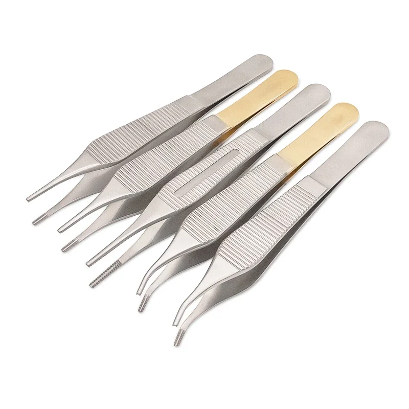 

Stainless Steel Cartilage Tweezers With Teeth Trough Adipose Tissue Tweezers Nose Cosmetic Plastic Surgery Instruments Surgical