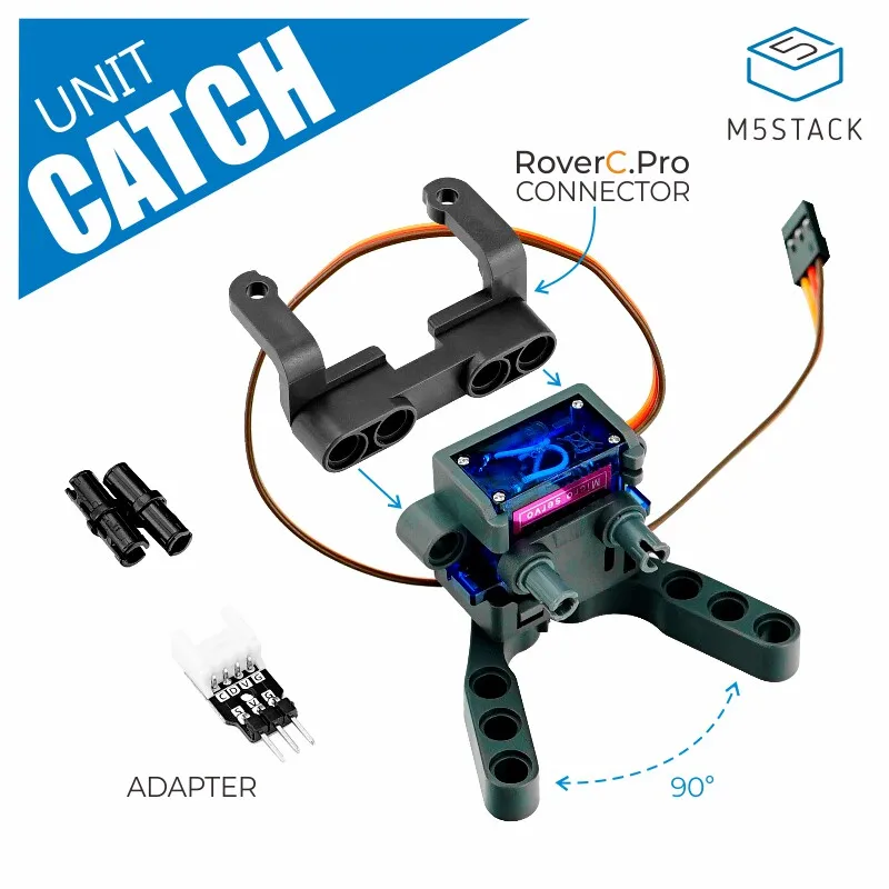 Official M5Stack SG92R Servo Gripper Arm Control Structure Robot Compatible with RoverC Mechanical Arm Robot Kit