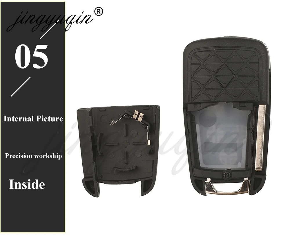 5/10X Upgrade Klappbarer Fernbedienungs-Autoschlüsselgehäuse für GMC Terrain Chevrolet Cruze Lova Camaro Impala Opel Vauxhall Insignia Astra Buick – Detail 11