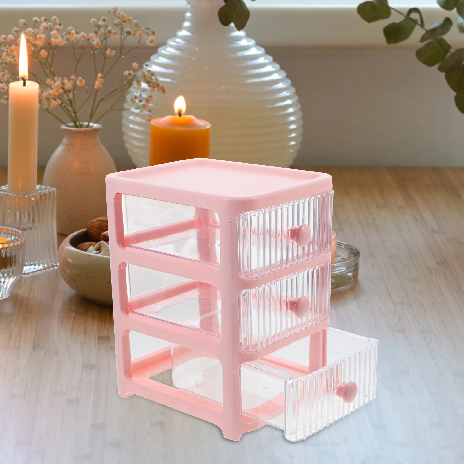 

1pc Multi-Layer Drawer Storage Box Plastic Desktop Organizer For Office Bathroom Living Room Desk Organizers Storage Drawers