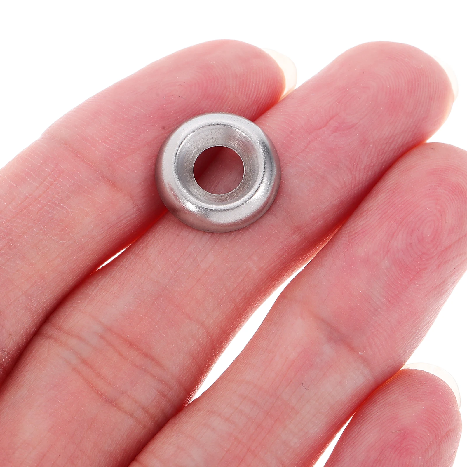 

200Pcs Stainless Steel Concaveconvex Washers Fisheye Design for Wood Automotive Industrial Smooth Assembly Finishing Washer