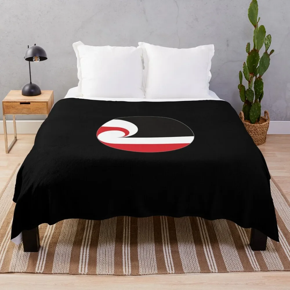 

Tino Rangatiratanga Flag Symbol Throw Blanket Retros Bed covers Luxury Thicken Blankets