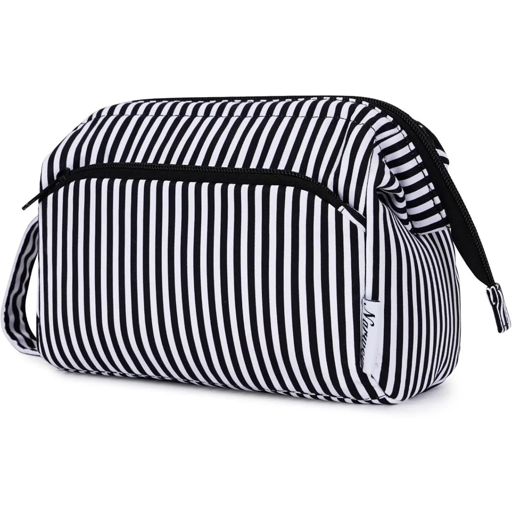 

Women Makeup Bag Wide-open Make up Bag Travel Cosmetic Organizer Toiletry Bag for Cosmetics Toiletries Accessories