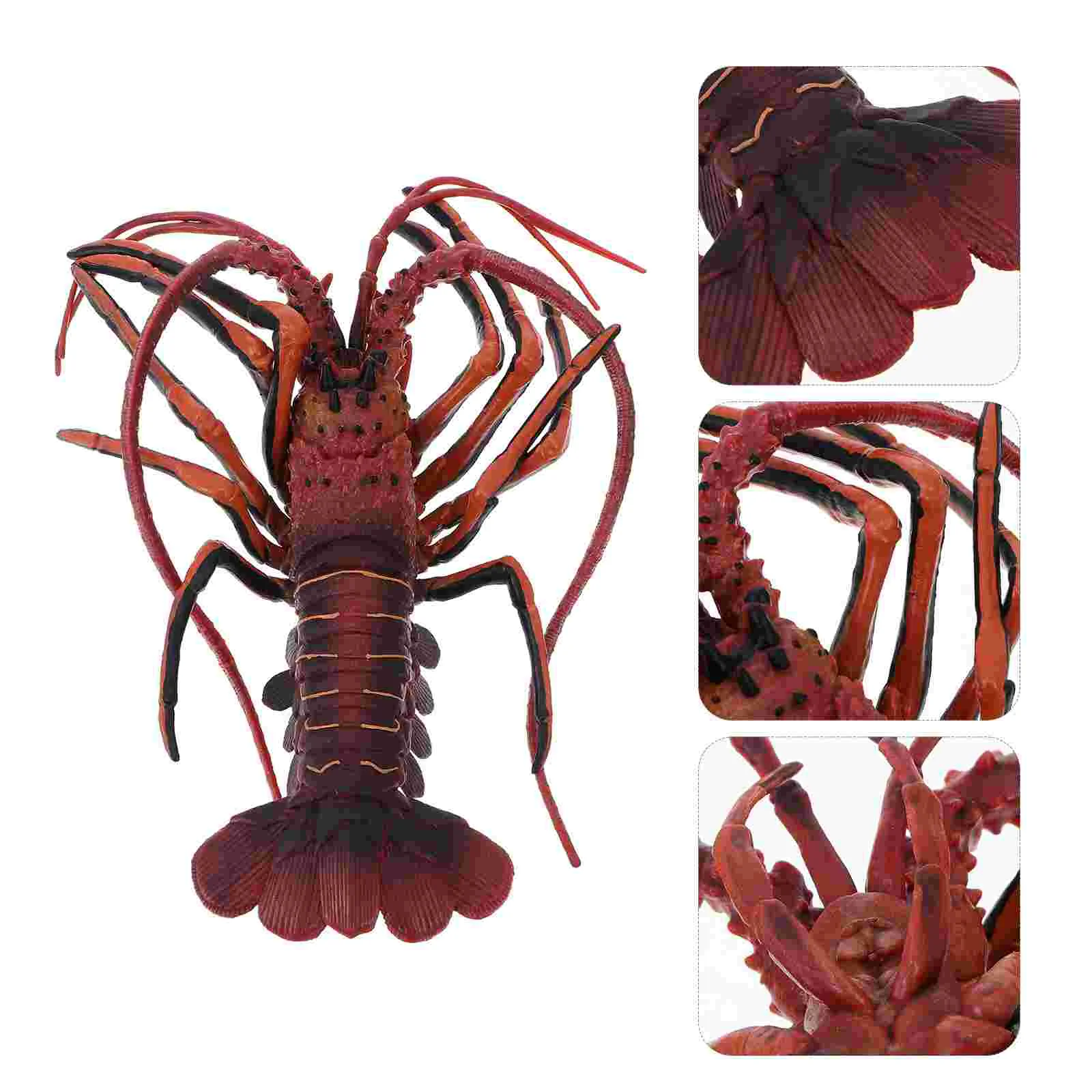 Lobster Model Visual Effect Toy Imitated Animal Ocean Household Realistic Sea Aquarium Ornament Plastic Creature