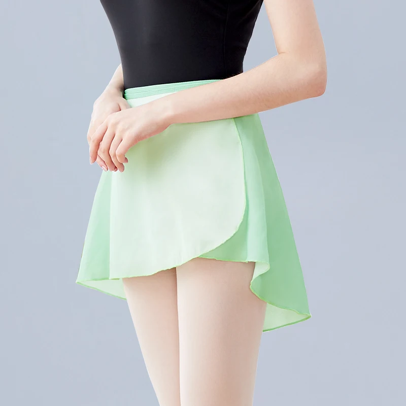 ผู้หญิงกระโปรงบัลเล่ต์ LACE-up กระโปรงเต้นรํา Lyrical ชีฟองบัลเล่ต์ชุดสี Conflict กระโปรงสําหรับเต้นรํา
