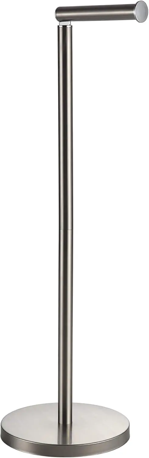 

Напольный держатель для туалетной бумаги, матовый никель, с отсеком для хранения резервной папиросной бумаги