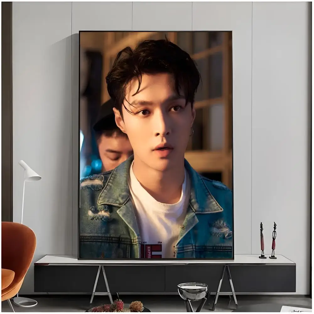 Singer Actor Lay Zhang Poster Living Room Bedroom Decorative Print Unframed Decor