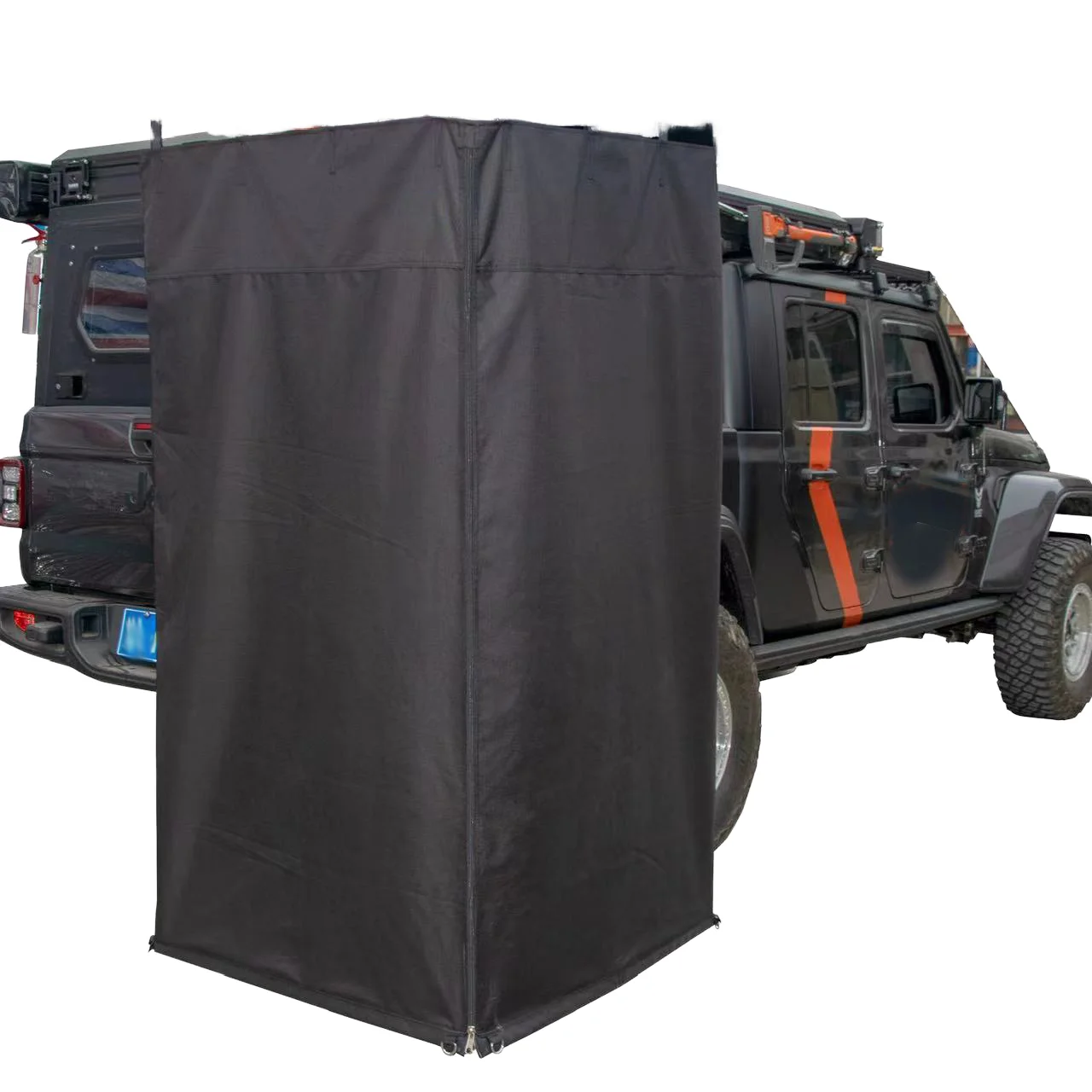 

Car Side Durable Lightweight Aluminum Hardcase Portable Camping Shower Tent Outdoor 1 Person Awning Four-season