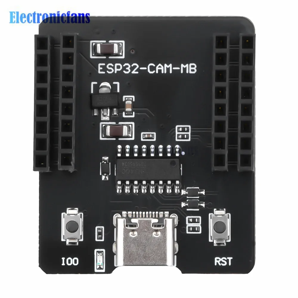 ESP32-CAM-MB Entwicklungsboard, Testplatine mit serieller Schnittstelle, CH340C, Typ-C-Schnittstelle, Erweiterungsmodul zum Brennen von Firmware für Elektronik. – Detail 5