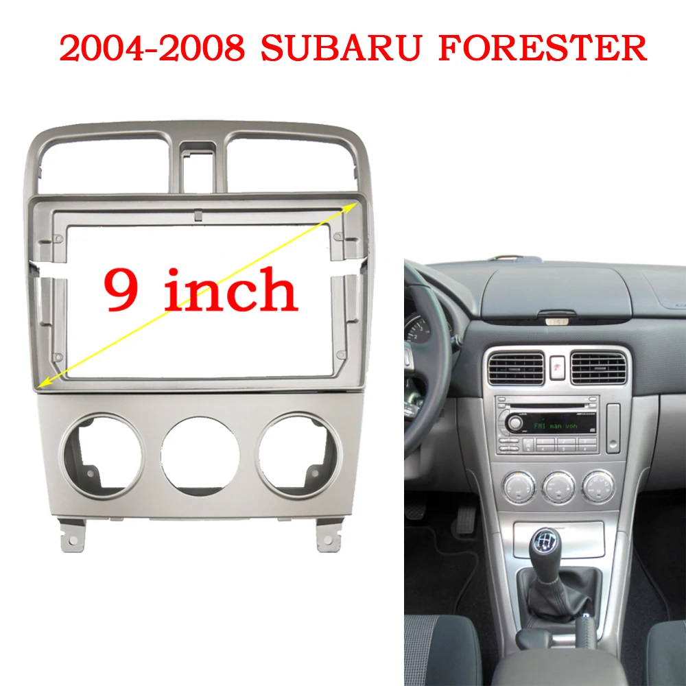9 Inch Adapter Car Radio DVD Player Fascias Frame For Subaru Forester XV Levorg 2004-2008 Android Dash Fitting Panel Kit