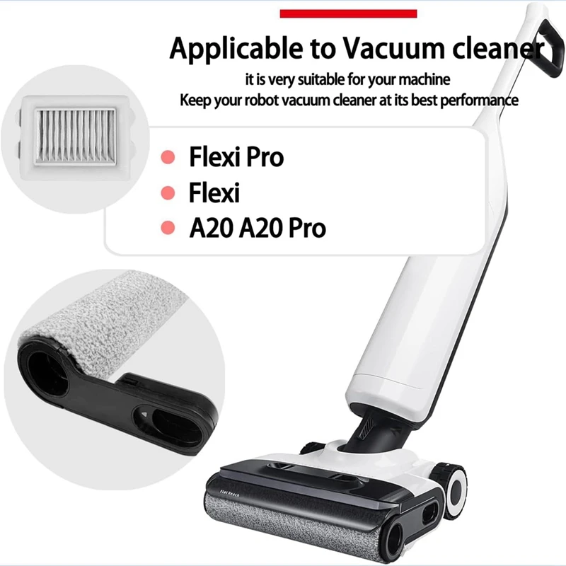 

A87Z For Roborock Flexi/Flexi Pro Handheld Wireless Vacuum Cleaner Robot Parts Main Roller Brush HEPA Filter Accessories