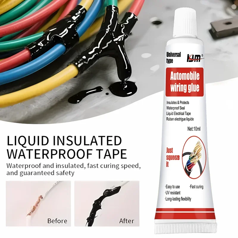 KJM 10M Multi-Purpose Electrical Tape High Temperature Resistance Adhesive Car Repair Panel Sealing Insulation