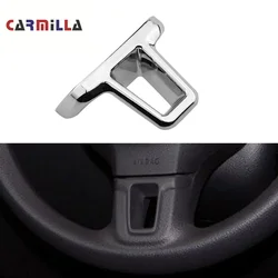 Car Steering Wheel Bottom Middle Chrome Cover Insert Trim For VW 2009-2013 Golf 6 Mk6 Bora 2011-2014 Polo Jetta Eos Touran Caddy