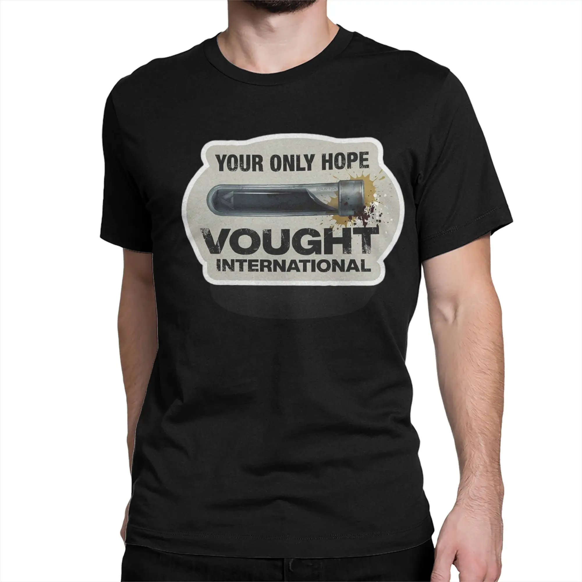 Men Women Vought International- Compound The Boys T Shirt  Pure Cotton Clothing Short Sleeve O Neck Tee Shirt Classic T-Shirt
