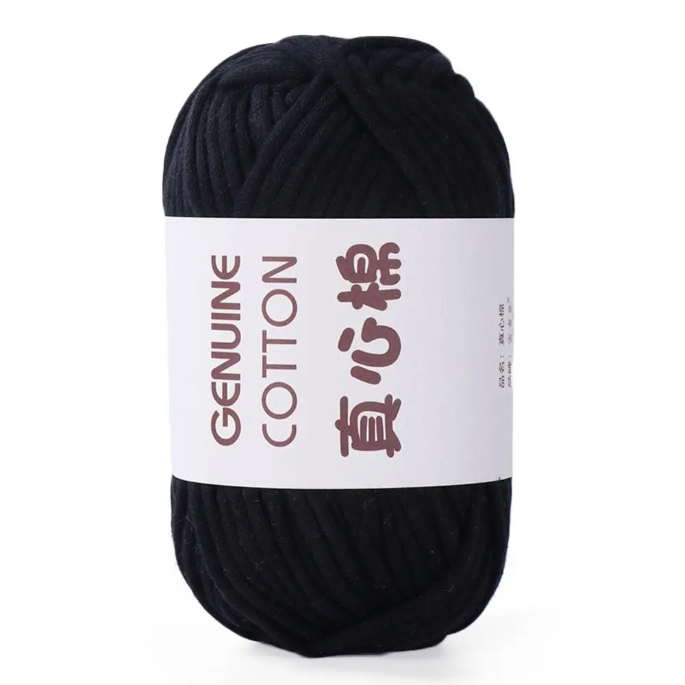 50g Beginner Crochet Yarn Cotton Yarn Easy To Use Cotton Yarn for Hand Knitting Weaving DIY Scarves Blankets Hat Clothes