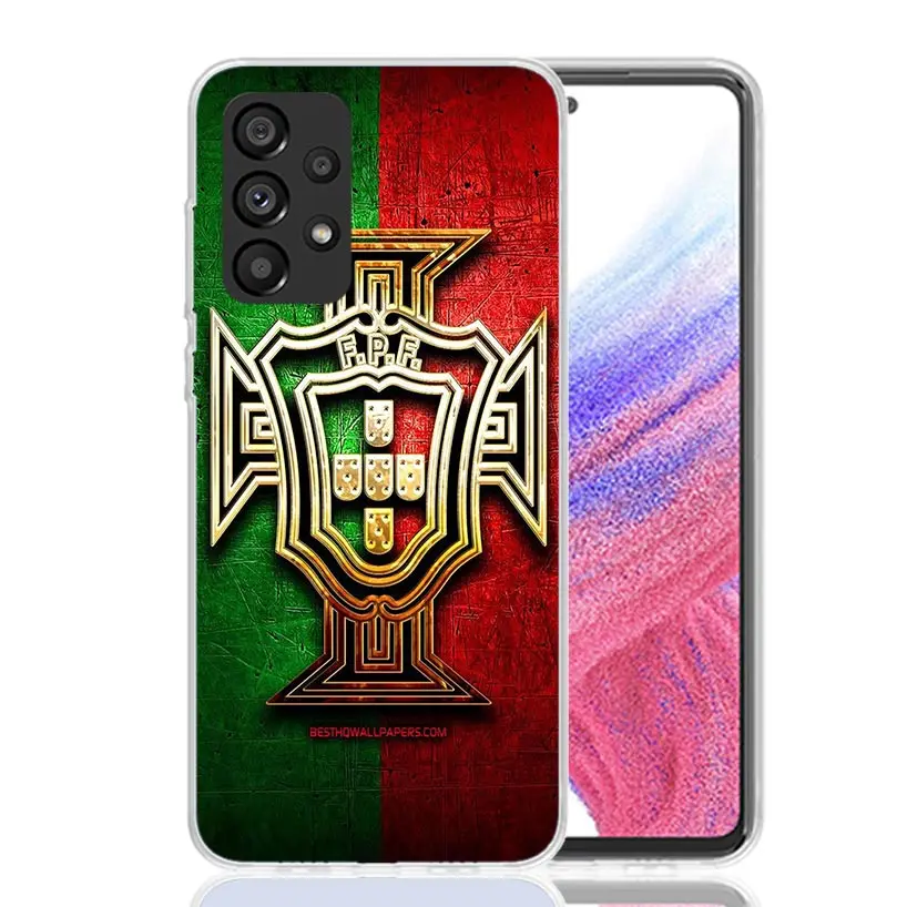 Portugal Flag Portuguese Phone Case For Samsung Galaxy A15 A55 A25 A35 A14 A54 A24 A34 A13 A53 A23 A33 A12 A52 A22 A32 A05S A04S