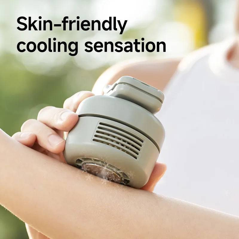 Summer Mini Clip-Mount Umbrella Cooling Neck Hanging Fan for Men and Women 1800mah Portable Outdoor Travel Clip on Fan 2026 NEW