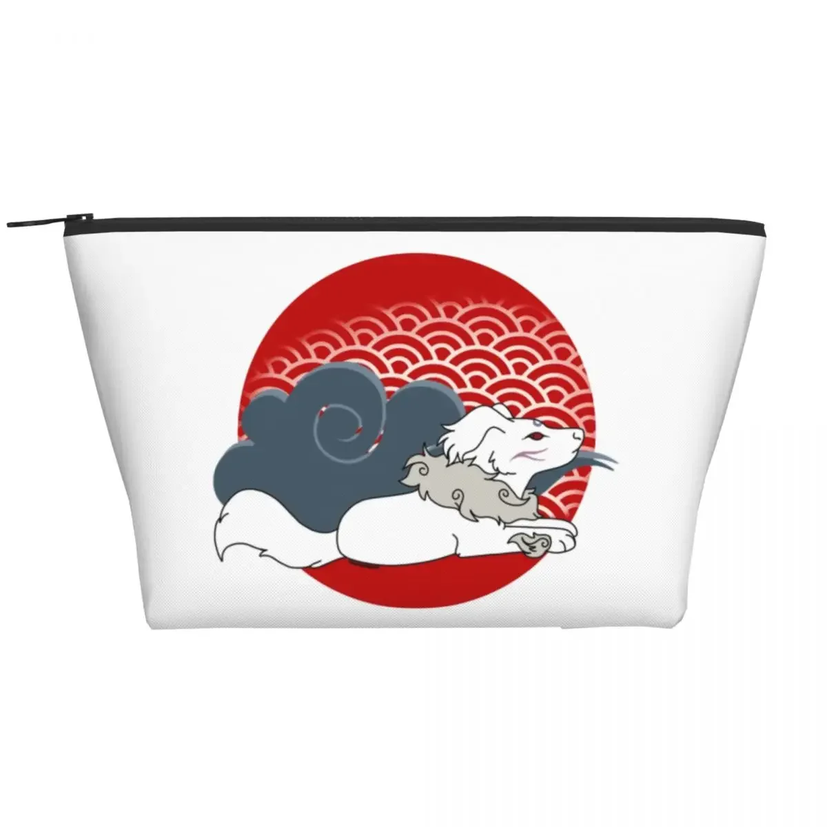 Inuyasha Sesshom Awoo Toiletry Bag Women Wolf Cartoon Sesshomaru Cosmetic Makeup Organizer Ladies Beauty Storage Dopp Kit Box