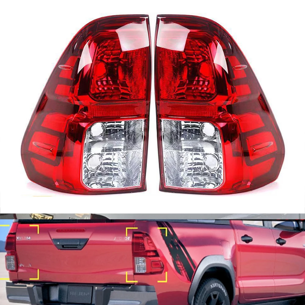 

Brake Rear Lamp LED For Toyota Hilux Revo Pickup Truck 2015 2016 2017 2018 Car Accessories Turn Signal Lamps LED Tail Light