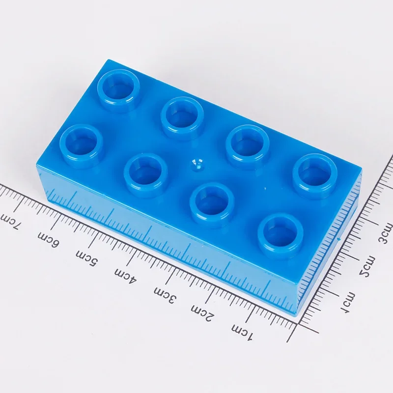 

Big Size Building Blocks 2×4 Dots Compatible DIY Large Thick Bricks Educational Creative Baby Toys For Boys For Girls