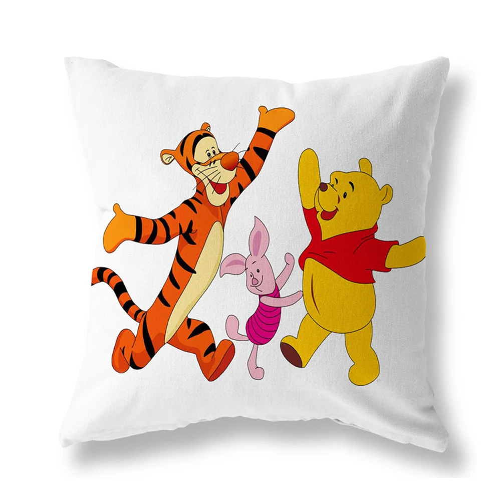 Disney Pillowcase Cover Winnie the Pooh Children Baby Girl Boy Couple Pillow Cover Decorative Pillows Case Living Room