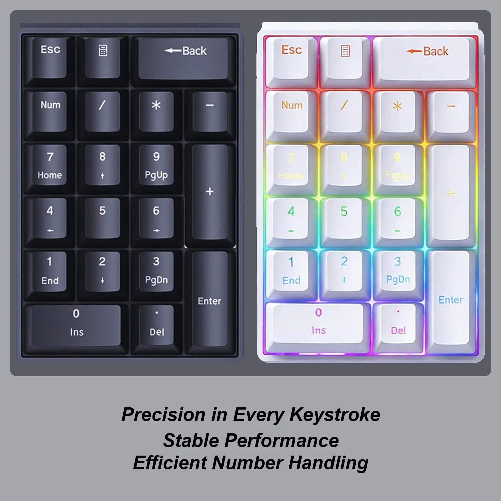 

20-клавишная цифровая механическая клавиатура, USB-клавиатура с проводным подключением для ноутбука, внешняя маленькая клавиатура, мини-портативная клавиатура для банковской и финансовой отрасли, компьютерная цифровая клавиатура