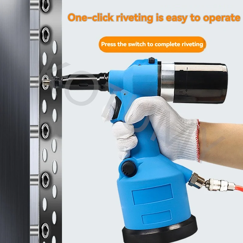 Pneumatic Riveter Automatic Rivet Nut Gun TE-9900 Industrial Hydraulic Quick Riveting Nut Tool M3 M4 M5 M6 M8 M10 M12