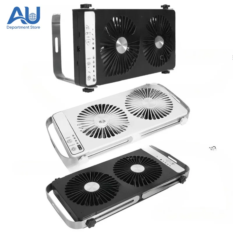 RV Roof Fan Ventilation Cooling Fan Removable Simple Installation With Switch Multipurpose 3 Meters DC Cable 12V Double Row Fan