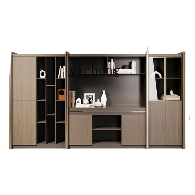 

XL File Cabinet Simple Modern Light Luxury Document File Cabinet Combination Display Storage Closet