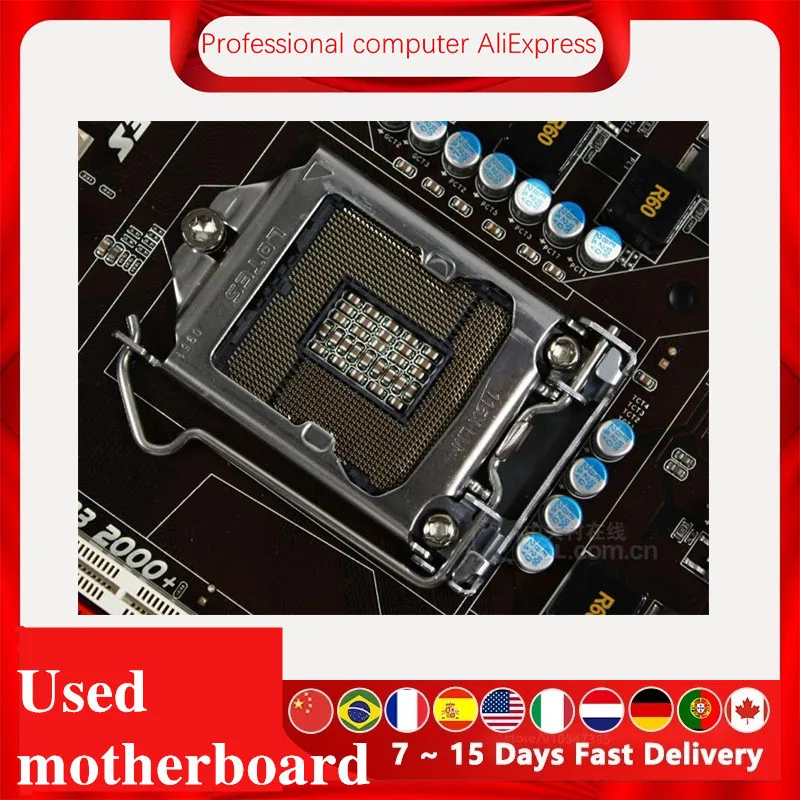 Imagem -06 - para Biostar Th55b hd Placa-mãe Lga 1156 Ddr3 16gb para Intel H55 Sata ii Desktop Original Usado Mainboard