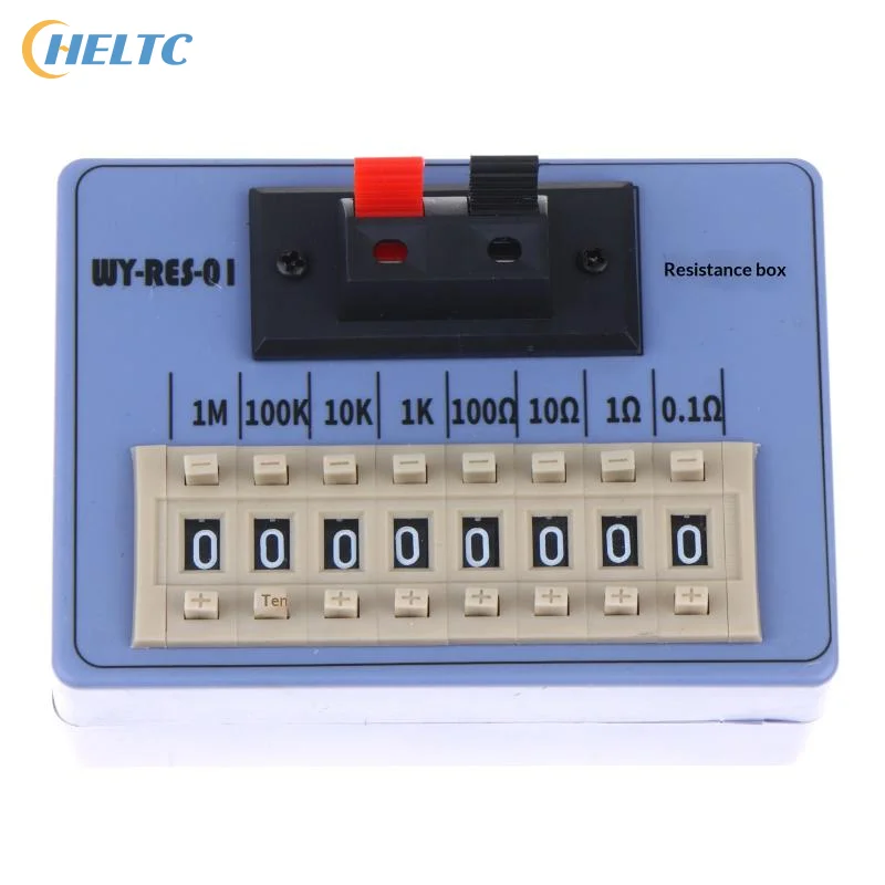 

Коробка с регулируемым сопротивлением WY-RES-01, карманная коробка с регулируемым сопротивлением, коробка с программируемым сопротивлением для электрооборудования, аксессуар для инструментов