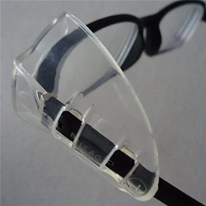 

20 Pairs Eye Glasses Side Shields Slip On Clear Side Shield For Safety Glasses-[Y03A]