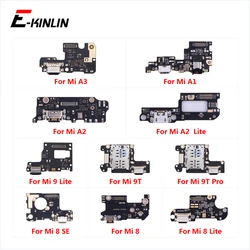 Conector de puerto de carga de piezas de Cable Flex para XiaoMi Mi 9T Pro 9 8 SE A3 A1 A2 Lite